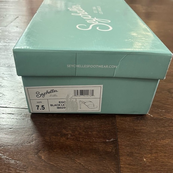 Seychelles EGO Black Leather Sandals – Women’s Size 7.5, Brand New, Retail $109 - Picture 5 of 13